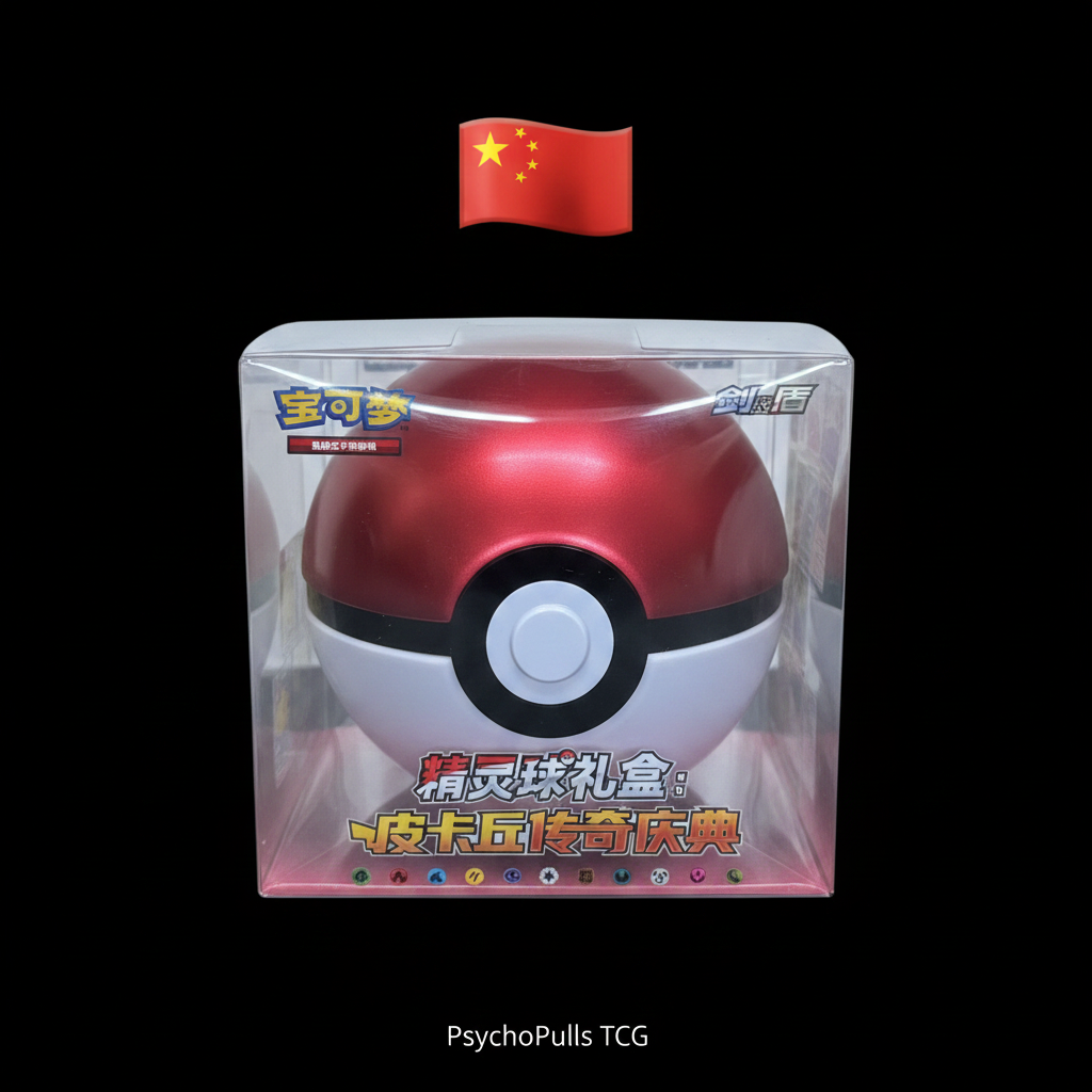 Pokémon TCG Legendary Celebration Poké Ball edición china