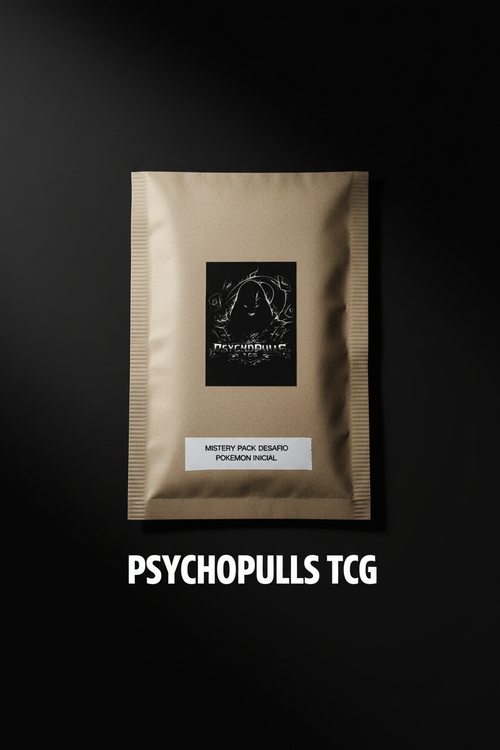 Sobre misterioso Mistery Pack Desafio Pokemon Inicial - PsychoPulls TCG